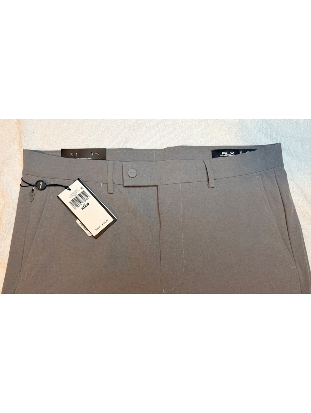 RLX Ralph Lauren Tailored Fit Gray Pants 33x32 - #1005